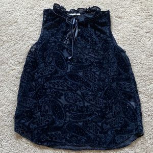 Adorable Violet and Claire Navy Blouse with Tags!